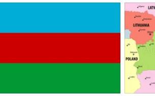 Belarus flag vs map