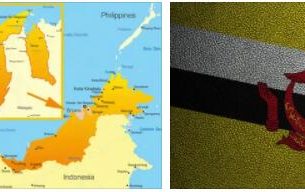 Brunei flag vs map