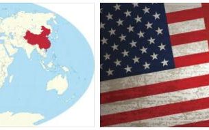 China flag vs map