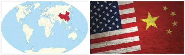 China flag vs map