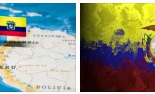 Ecuador flag vs map