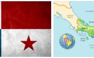 Panama flag vs map