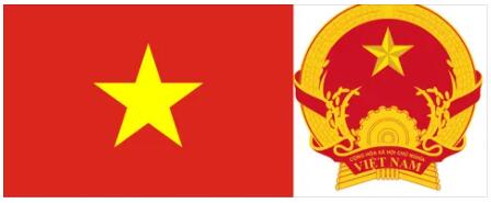 Vietnam flag vs map